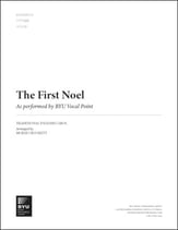 The First Noel TTBB choral sheet music cover